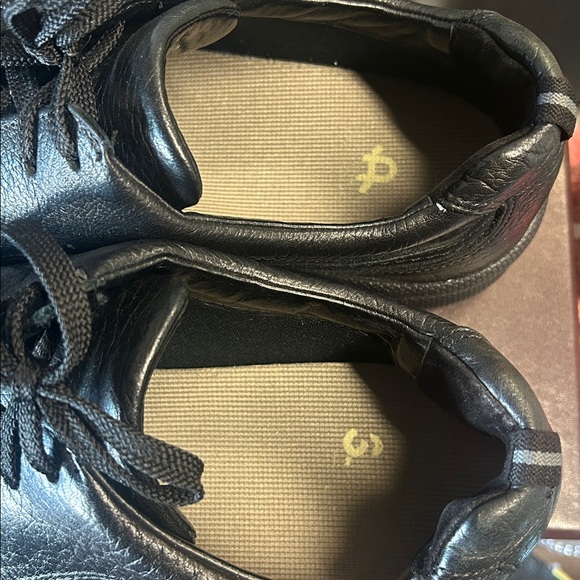 SAS Black Leather Oxfords - Picture 6 of 8